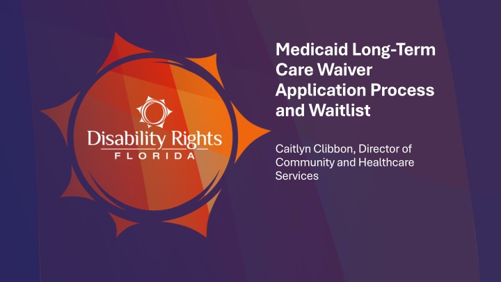 medicaid long term care waiver application n.w