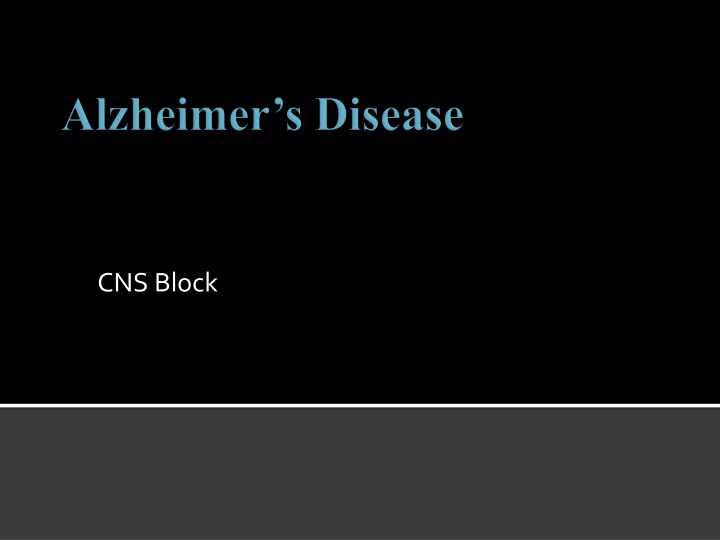 Overview of Neurodegenerative Disorders