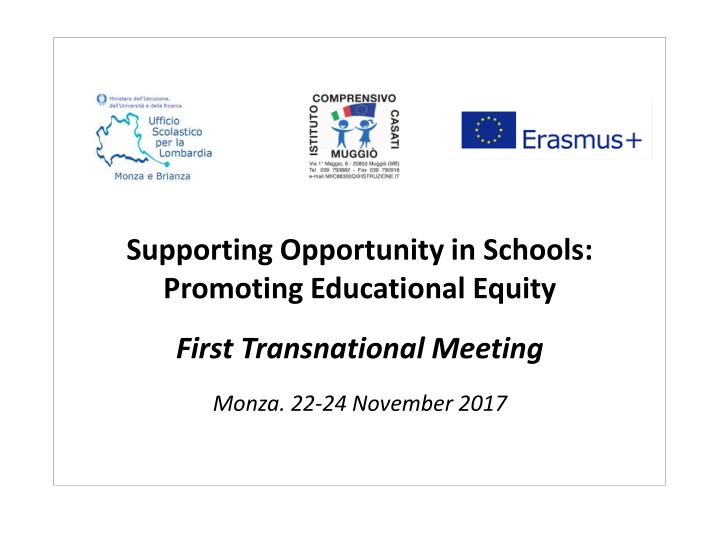 Supporting Opportunity in Schools: Promoting Educational Equity