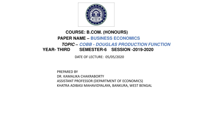 course b com honours n.w