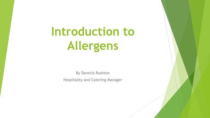introduction to allergens n.w