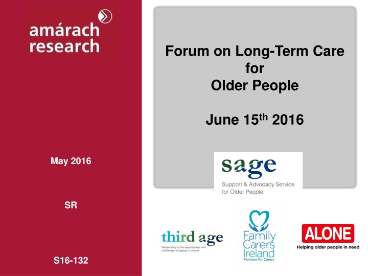 forum on long term care for older people n.w