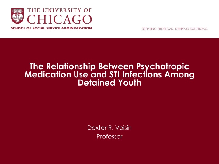 the relationship between psychotropic medication n.w