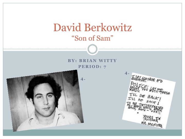 david berkowitz son of sam n.w
