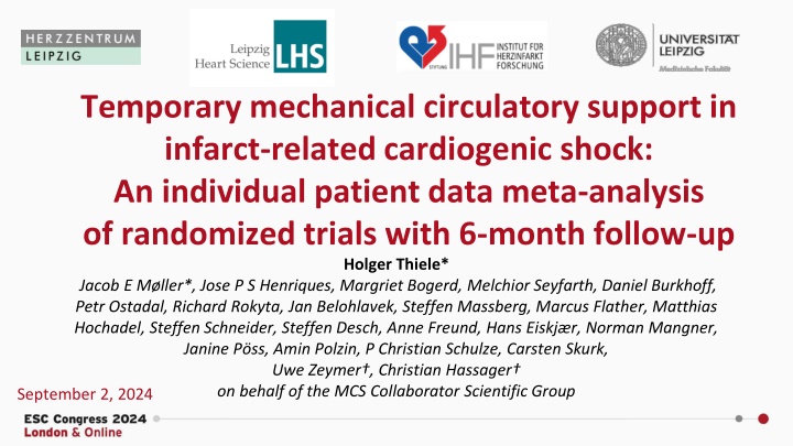 temporary mechanical circulatory support n.w