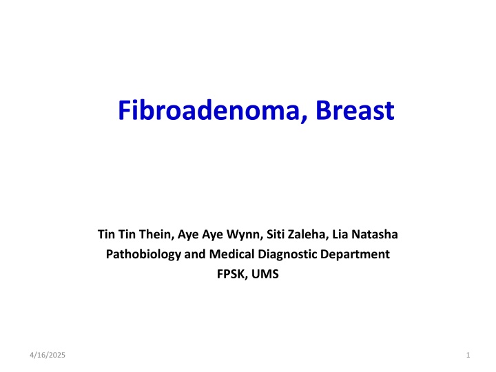 fibroadenoma breast n.w