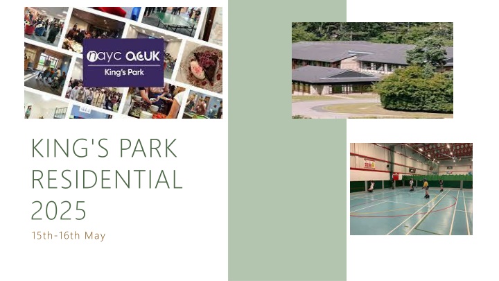 king s park residential 2025 15th 16th may n.w