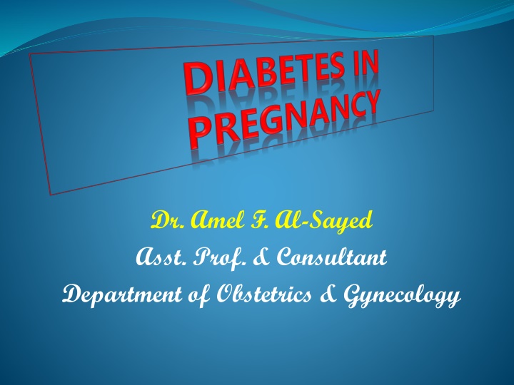 Diabetes in Pregnancy