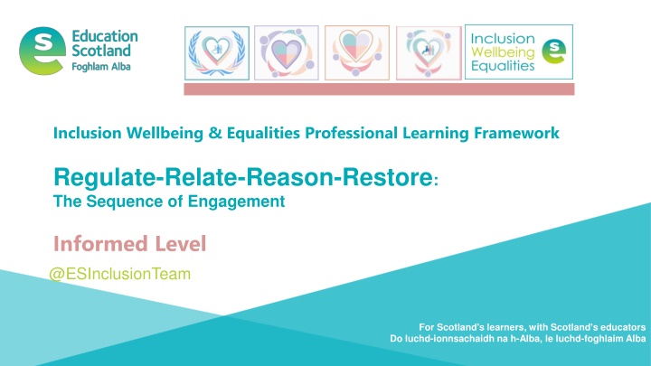Professional Learning for Inclusion and Wellbeing in Scotland