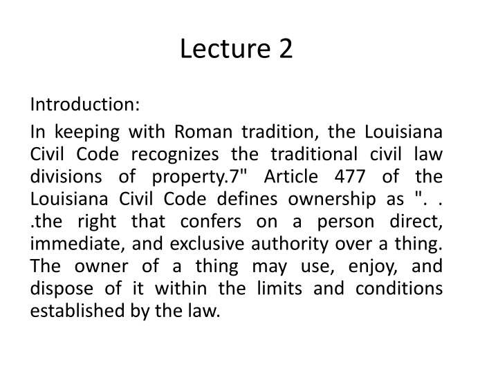 lecture 2 n.w