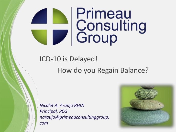icd 10 is delayed how do you regain balance n.w