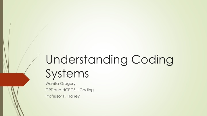 understanding coding systems wanita gregory n.w