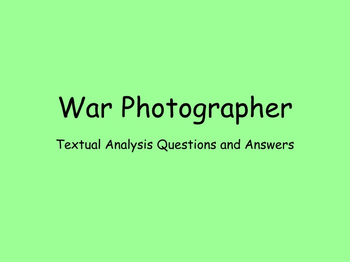 war photographer n.w