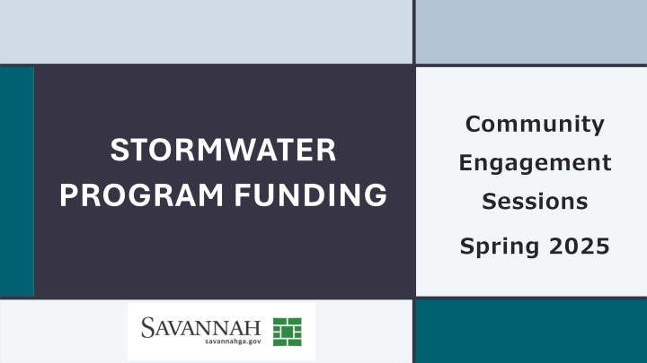 Spring 2025 Stormwater Program Funding