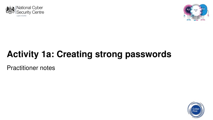 activity 1a creating strong passwords n.w