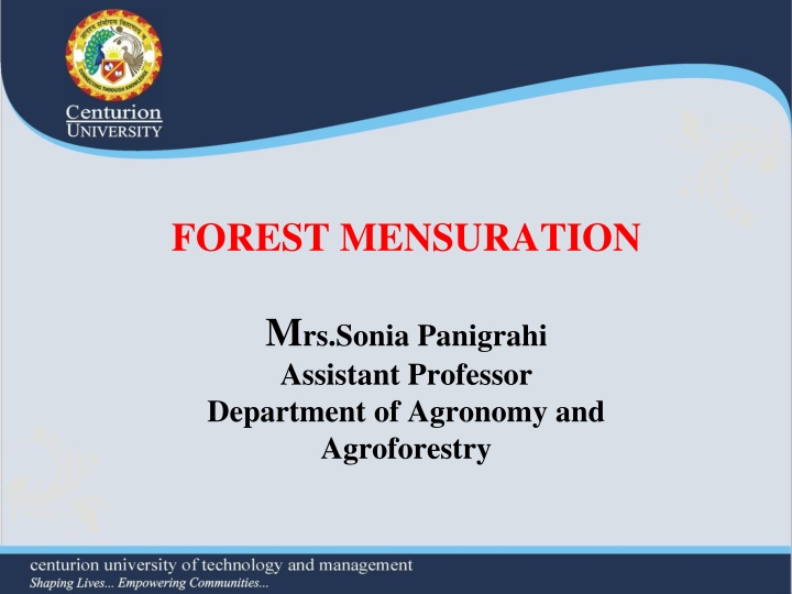 forest mensuration n.w