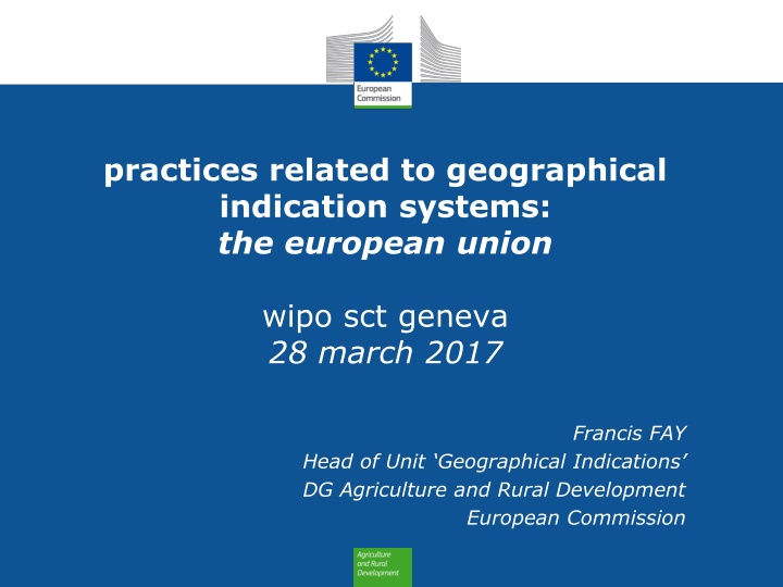 practices related to geographical indication n.w