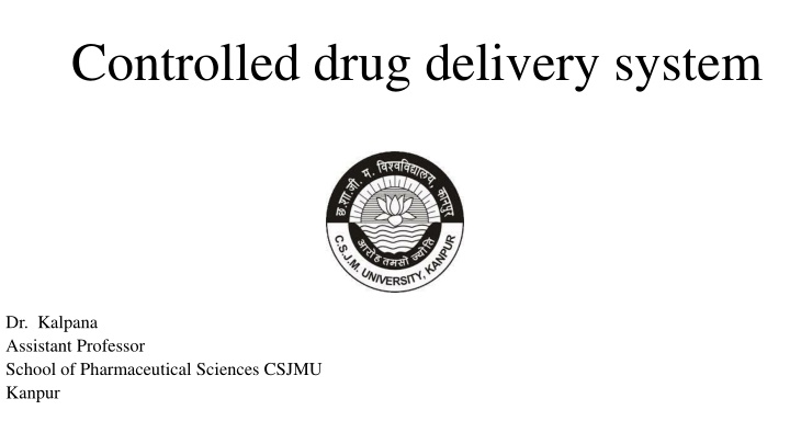 controlled drug delivery system n.w