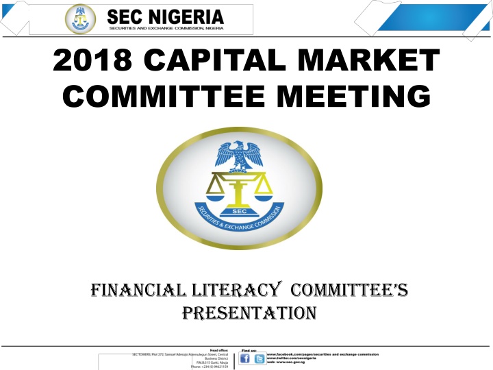 2018 capital market committee meeting n.w