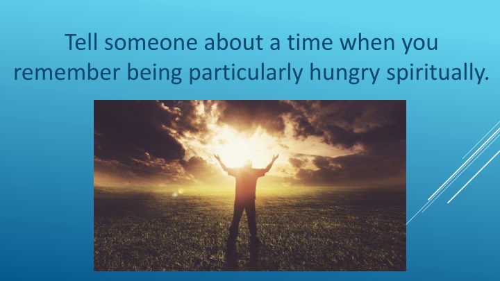 tell someone about a time when you remember being n.w
