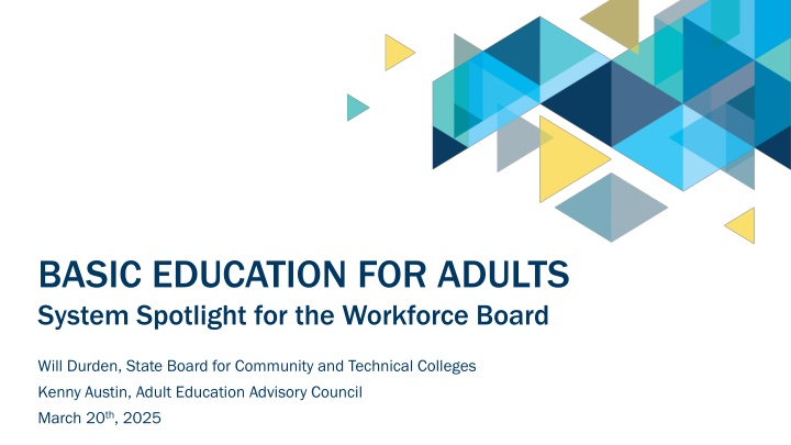 basic education for adults n.w