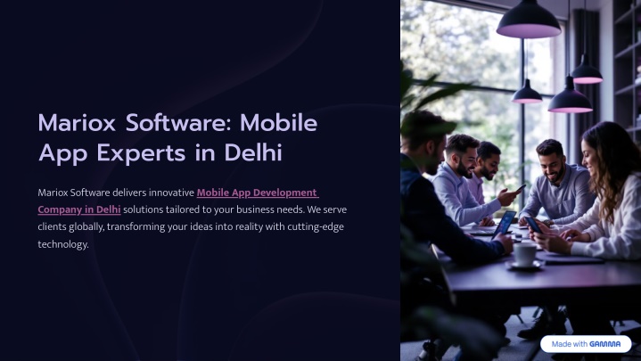 mariox software mobile app experts in delhi n.w