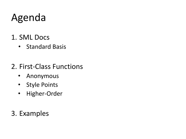 agenda n.w