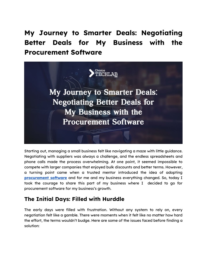 my journey to smarter deals negotiating better n.w
