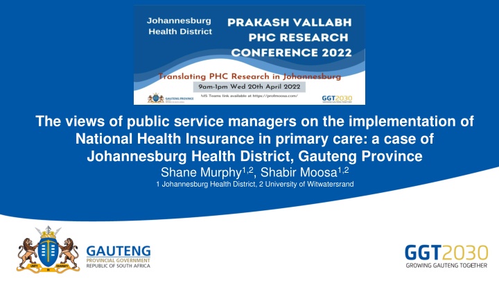the views of public service managers n.w