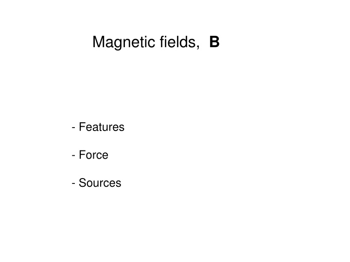 magnetic fields b n.w