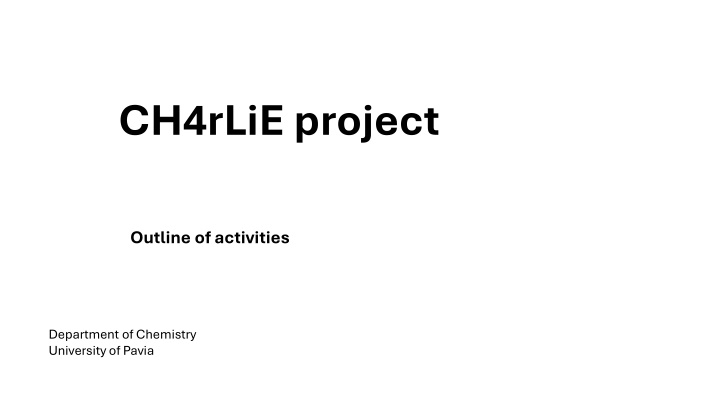 ch4rlie project n.w