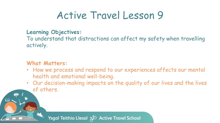 active travel lesson 9 n.w