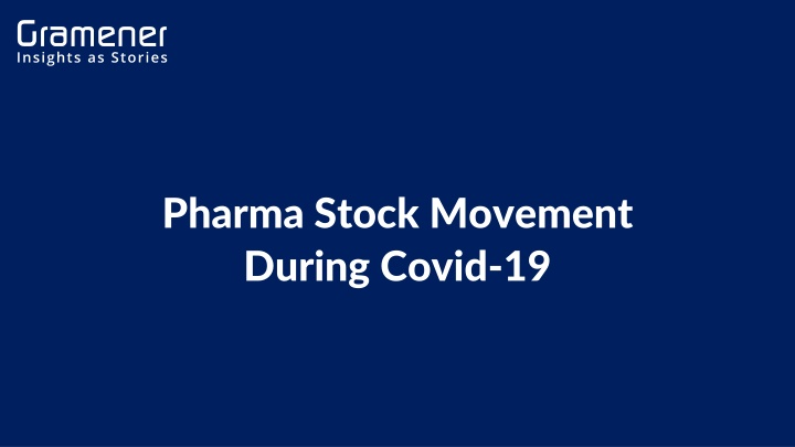 pharma stock movement during covid 19 n.w