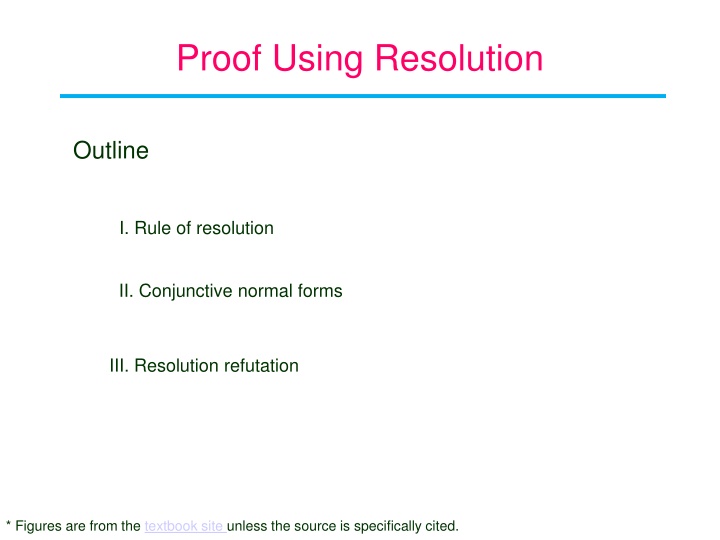 proof using resolution n.w