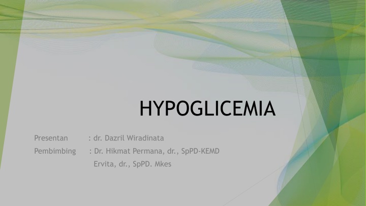 hypoglicemia n.w