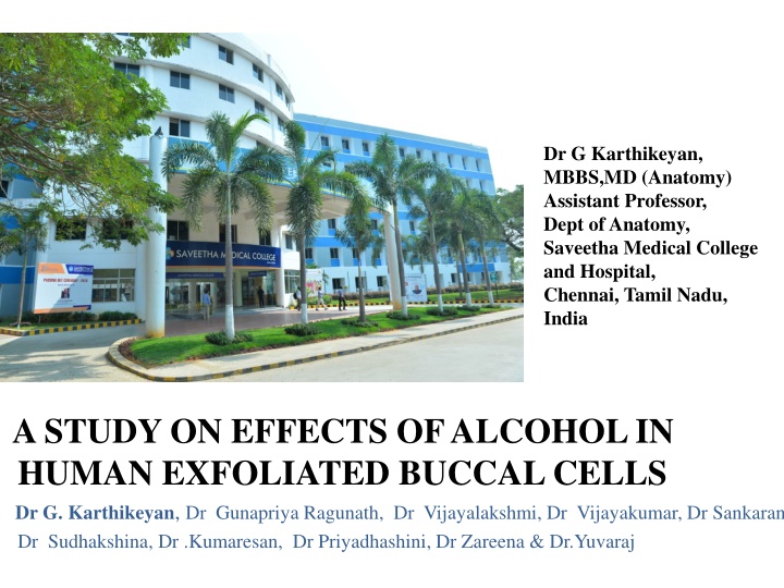 dr g karthikeyan mbbs md anatomy assistant n.w