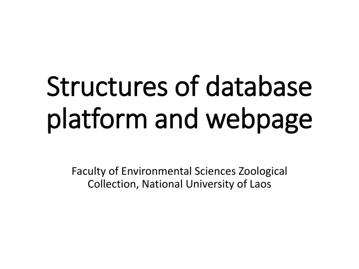 structures of database structures of database n.w