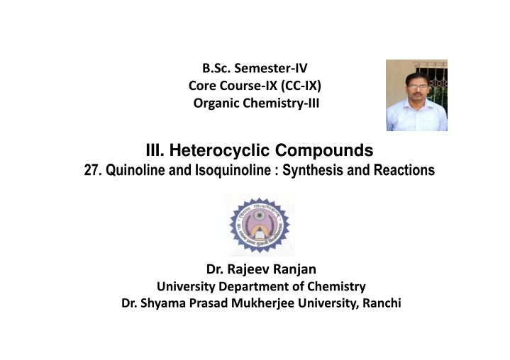 b sc semester iv core course ix cc ix organic n.w