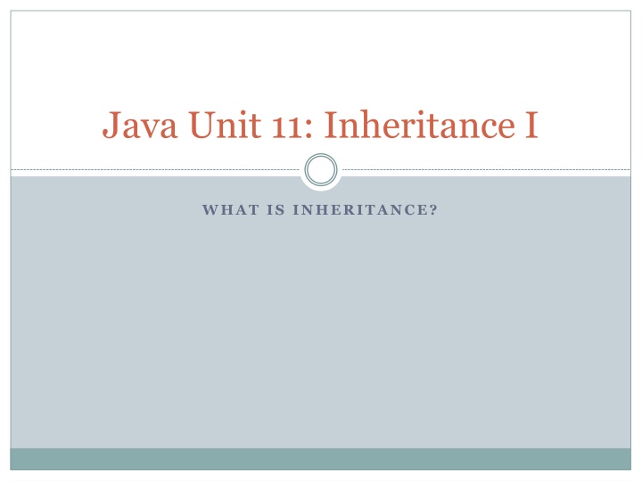 Java Inheritance - Classes Hierarchy