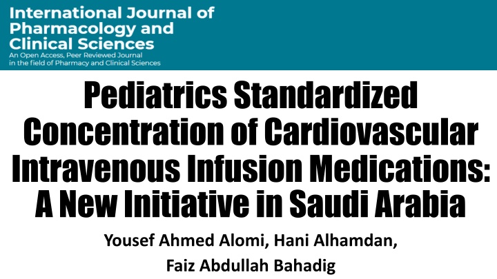 pediatrics standardized concentration n.w