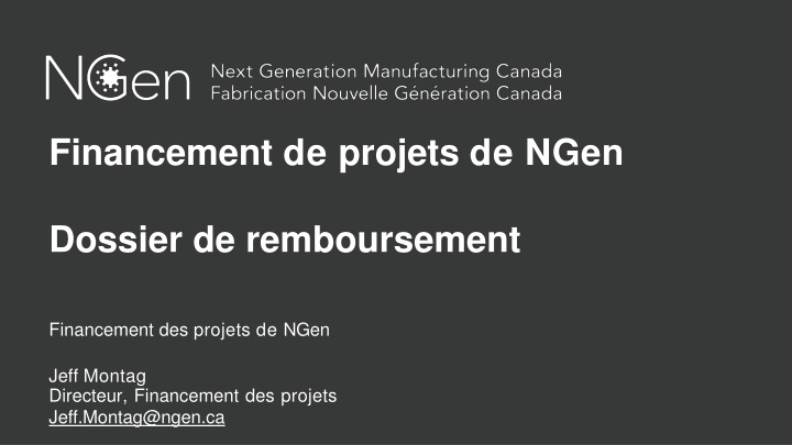 financement de projets de ngen n.w