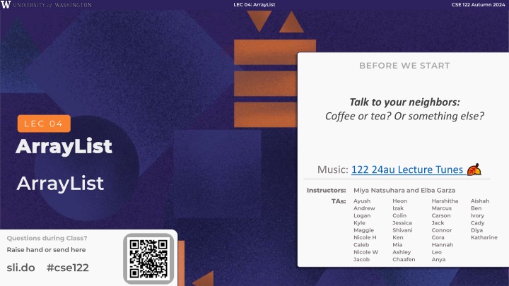 lec 04 arraylist n.w