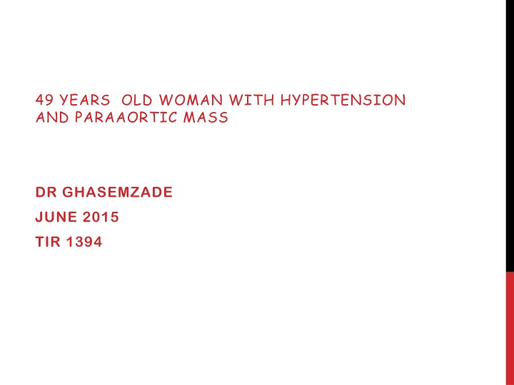 49 years old woman with hypertension n.w