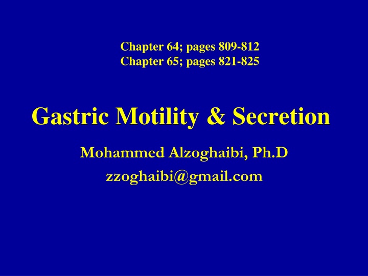 chapter 64 pages 809 812 chapter 65 pages 821 825 n.w
