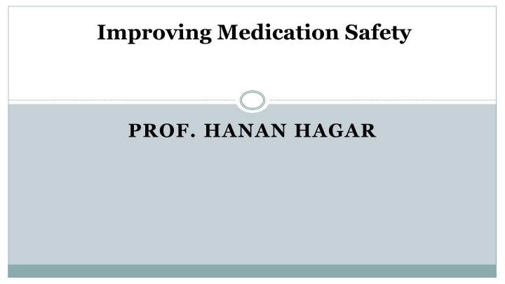 improving medication safety n.w
