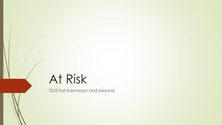 at risk tsds fall submission and beyond n.w