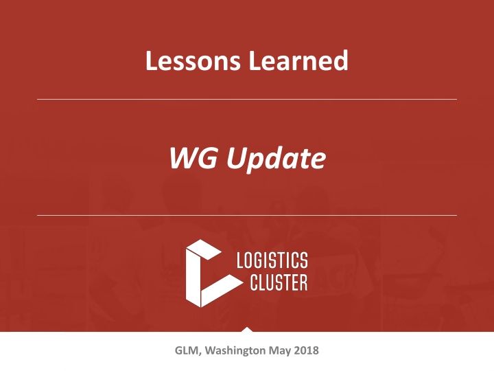 lessons learned n.w