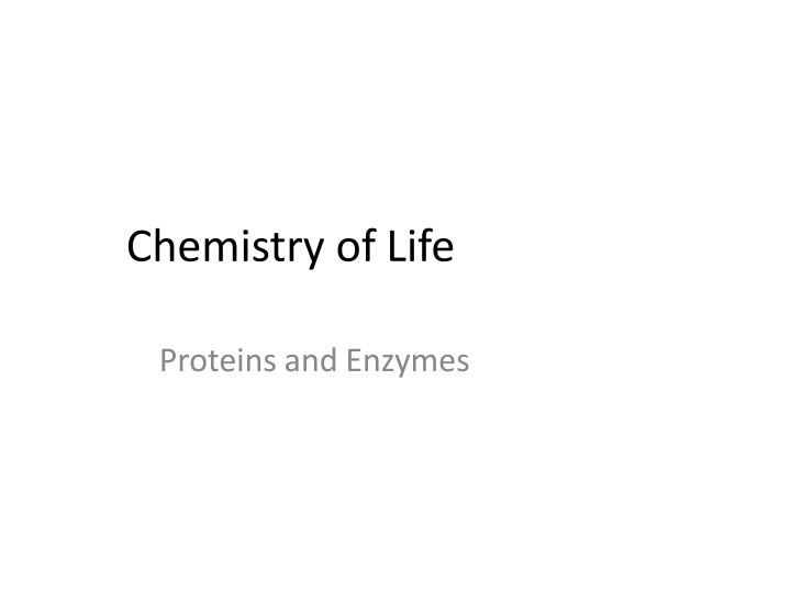 chemistry of life n.w