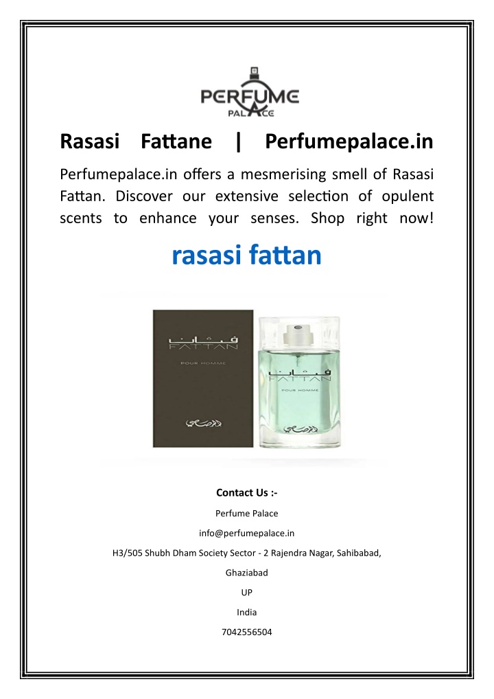 rasasi fattane perfumepalace in n.w