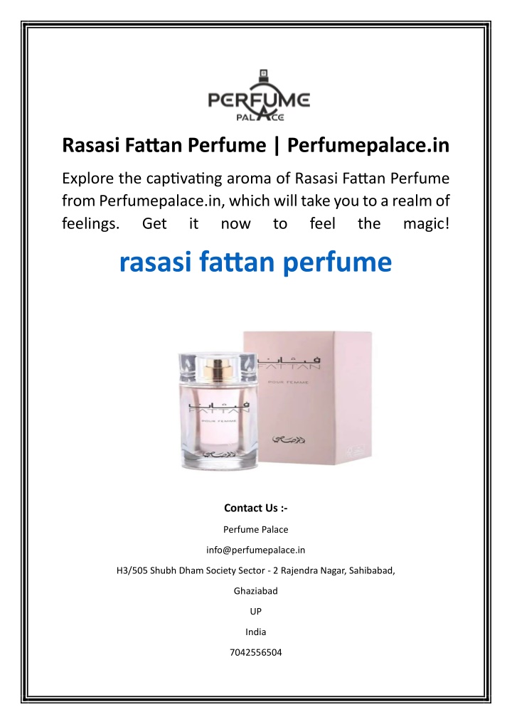 rasasi fattan perfume perfumepalace in n.w